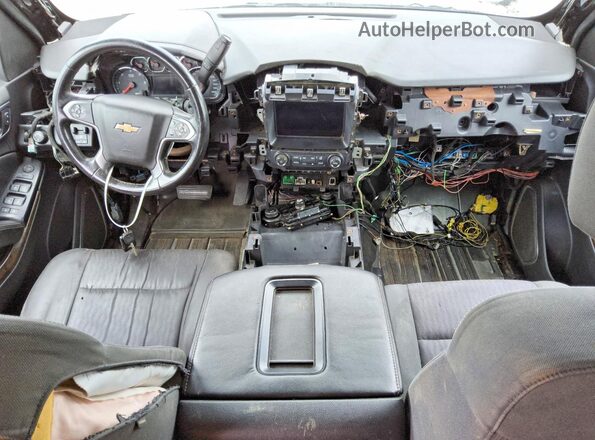 1GNSCAKC0GR334877 2016 CHEVROLET TAHOE Charcoal წინა პანელის ხედი