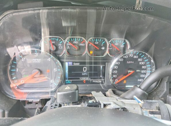 1GNSCAKC0GR334877 2016 CHEVROLET TAHOE Charcoal ხელსაწყოთა პანელის ხედი