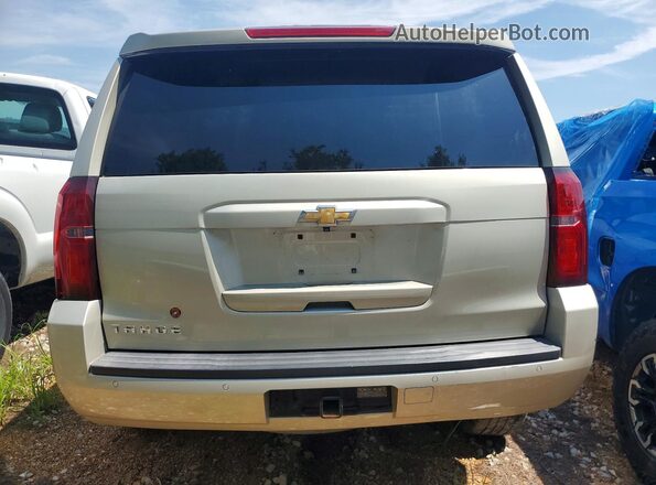 1GNSCAKC0GR339738 2016 CHEVROLET TAHOE Beige უკანა ხედი