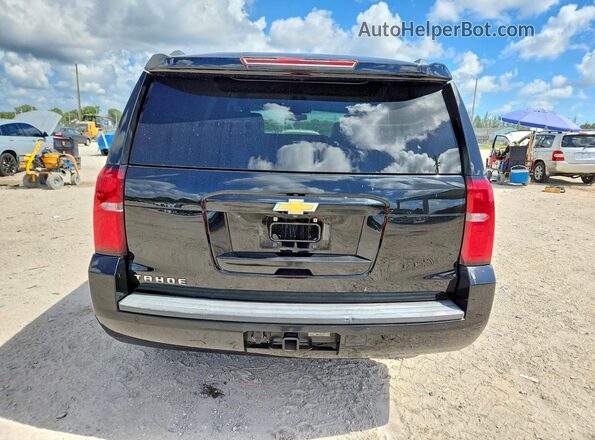 1GNSCAKC1GR338825 2016 CHEVROLET TAHOE Black Widok z tyłu