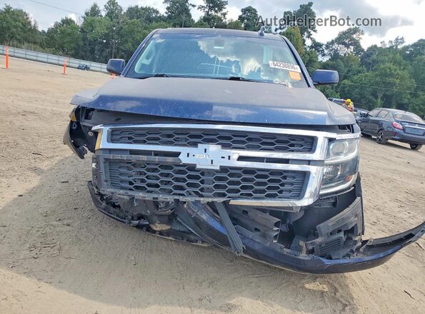 1GNSCAKC2HR390773 2017 CHEVROLET TAHOE Blue Front view