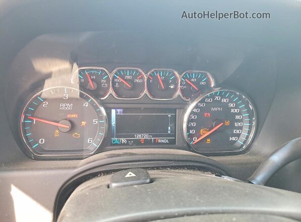1GNSCAKC2HR390773 2017 CHEVROLET TAHOE Blue Instrument cluster view