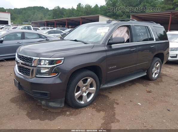 1GNSCAKC4HR222018 2017 CHEVROLET TAHOE Серый Передняя левая четверть