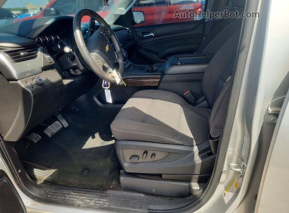 1GNSCAKC5HR353815 2017 CHEVROLET TAHOE Silver წინა სალონის ხედი