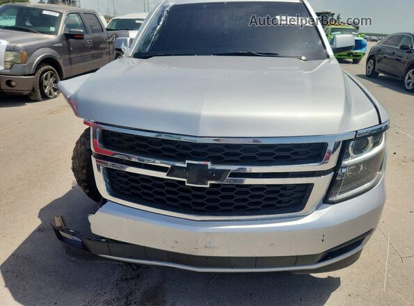 1GNSCAKC5HR353815 2017 CHEVROLET TAHOE Silver ძრავის განყოფილების ხედი