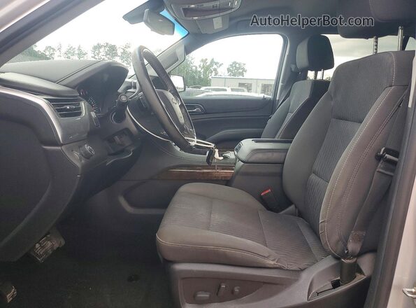 1GNSCAKC5JR199645 2018 CHEVROLET TAHOE Silver Vista interior delantera