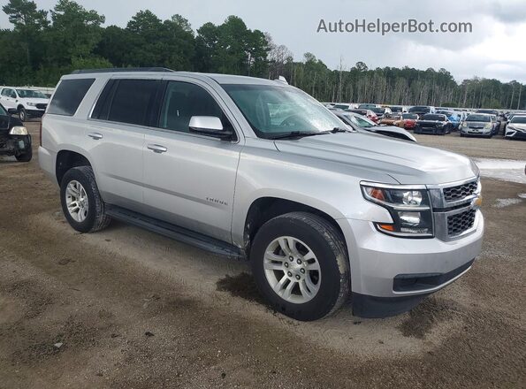 1GNSCAKC5JR199645 2018 CHEVROLET TAHOE Silver Delantero derecho