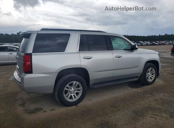 1GNSCAKC5JR199645 2018 CHEVROLET TAHOE Silver Trasero derecho
