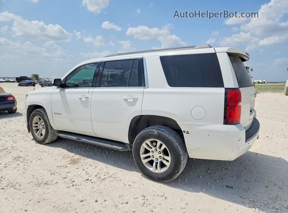 1GNSCAKC7GR239989 2016 CHEVROLET TAHOE White Tył lewy