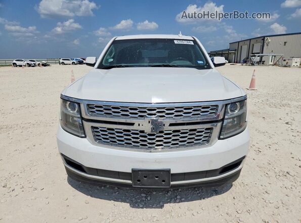 1GNSCAKC7GR239989 2016 CHEVROLET TAHOE White Widok z przodu