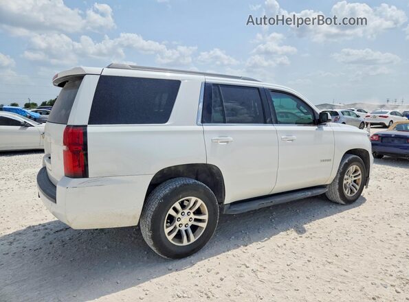 1GNSCAKC7GR239989 2016 CHEVROLET TAHOE White Tył prawy