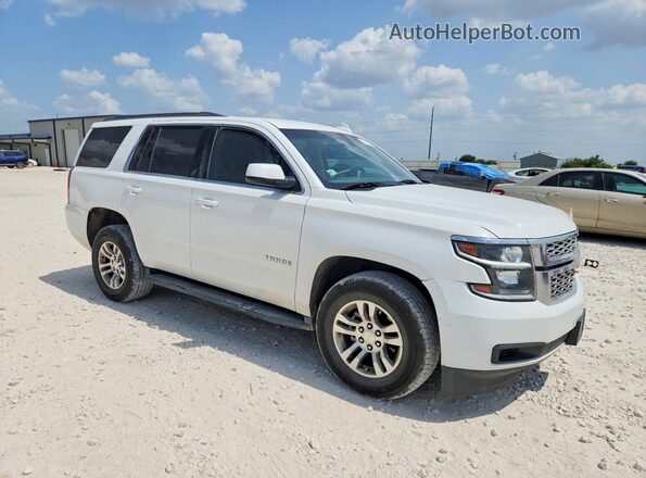 1GNSCAKC7GR239989 2016 CHEVROLET TAHOE White Przód prawy