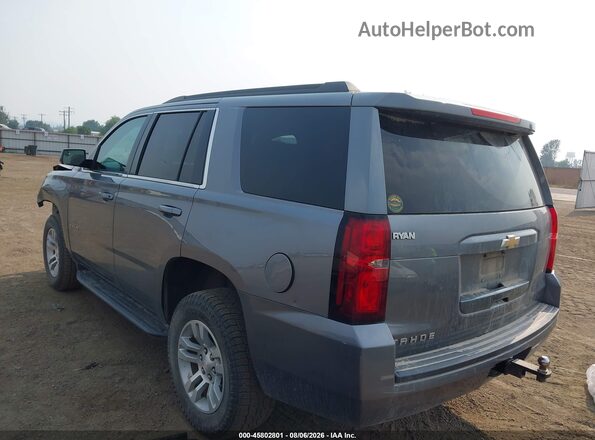 1GNSCAKCXJR363732 2018 CHEVROLET TAHOE Gray Tył lewy