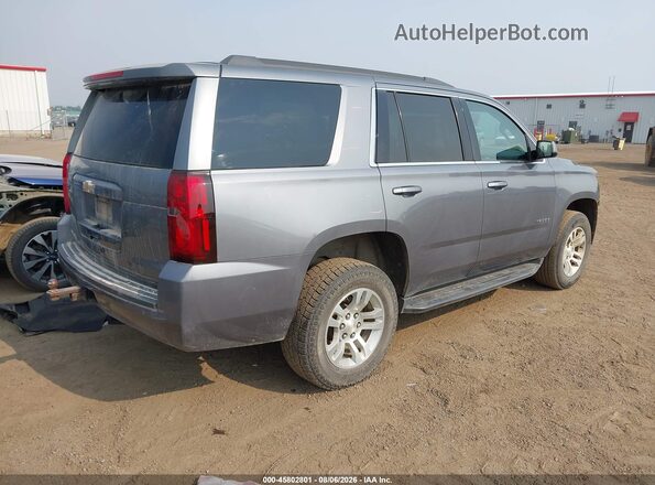 1GNSCAKCXJR363732 2018 CHEVROLET TAHOE Gray Tył prawy