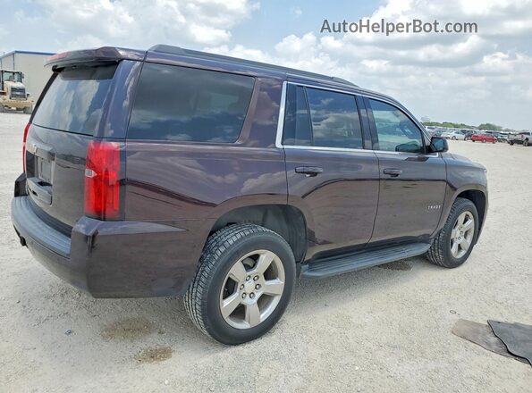 1GNSCAKCXLR205202 2020 CHEVROLET TAHOE Maroon Հետևի աջ