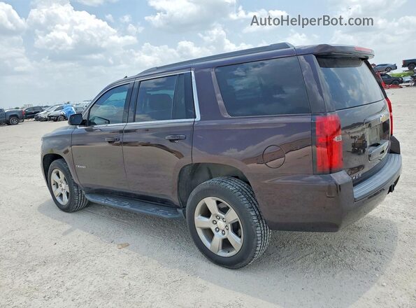 1GNSCAKCXLR205202 2020 CHEVROLET TAHOE Maroon Հետևի ձախ