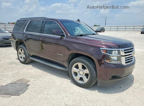 1GNSCAKCXLR205202 2020 CHEVROLET TAHOE Maroon Առջևի աջ
