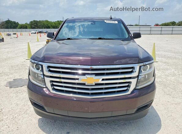 1GNSCAKCXLR205202 2020 CHEVROLET TAHOE Maroon Դիմացի տեսք