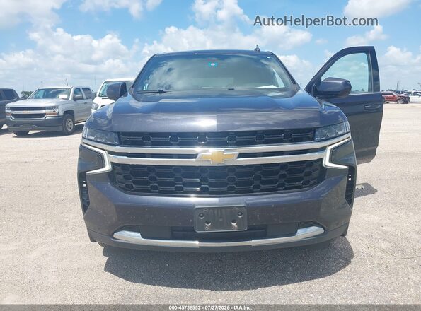 1GNSCBED6NR124792 2022 CHEVROLET SUBURBAN Black Front view