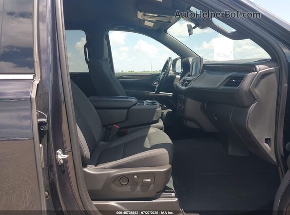1GNSCBED6NR124792 2022 CHEVROLET SUBURBAN Black Front interior view