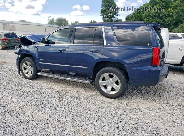 1GNSCBKC0HR160624 2017 CHEVROLET TAHOE Синий Задняя левая четверть