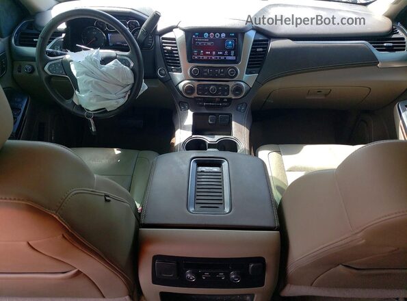 1GNSCBKC0HR160624 2017 CHEVROLET TAHOE Синий Вид панели приборов