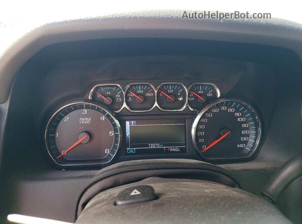1GNSCBKC0HR160624 2017 CHEVROLET TAHOE Синий Вид щитка приборов