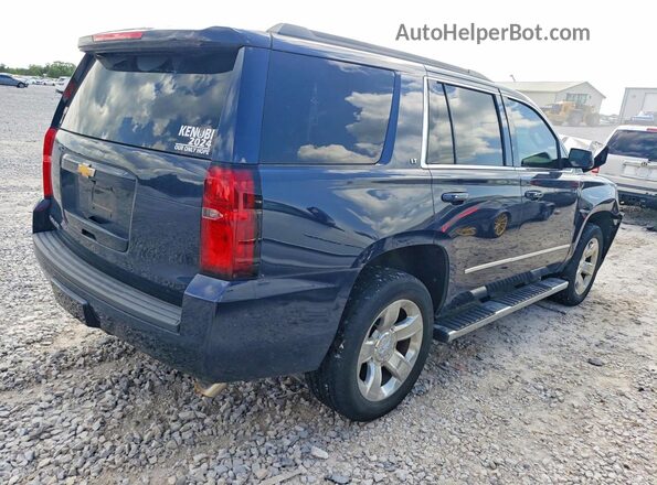 1GNSCBKC0HR160624 2017 CHEVROLET TAHOE Синий Задняя правая четверть