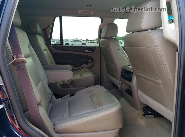 1GNSCBKC0HR160624 2017 CHEVROLET TAHOE Синий Вид задней части салона
