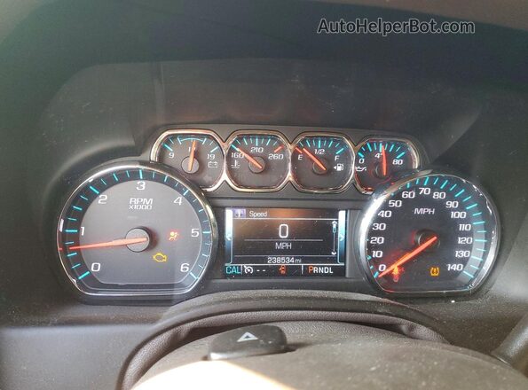 1GNSCBKC0HR259668 2017 CHEVROLET TAHOE Black ხელსაწყოთა პანელის ხედი
