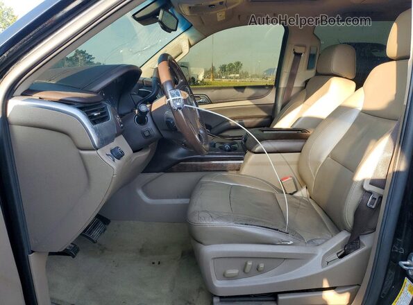 1GNSCBKC0HR259668 2017 CHEVROLET TAHOE Black წინა სალონის ხედი