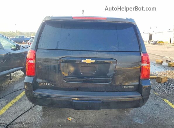 1GNSCBKC0HR259668 2017 CHEVROLET TAHOE Black უკანა ხედი