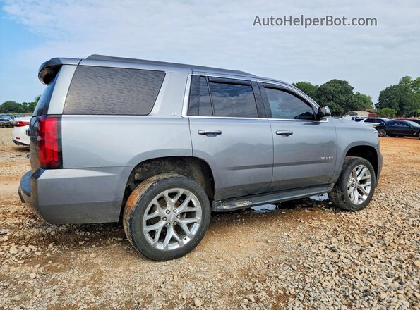 1GNSCBKC0JR274502 2018 CHEVROLET TAHOE Gray Trasero derecho