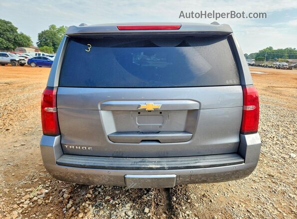 1GNSCBKC0JR274502 2018 CHEVROLET TAHOE Gray Vista trasera