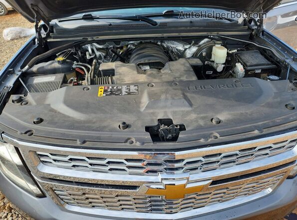 1GNSCBKC0JR274502 2018 CHEVROLET TAHOE Gray Vista del compartimento del motor