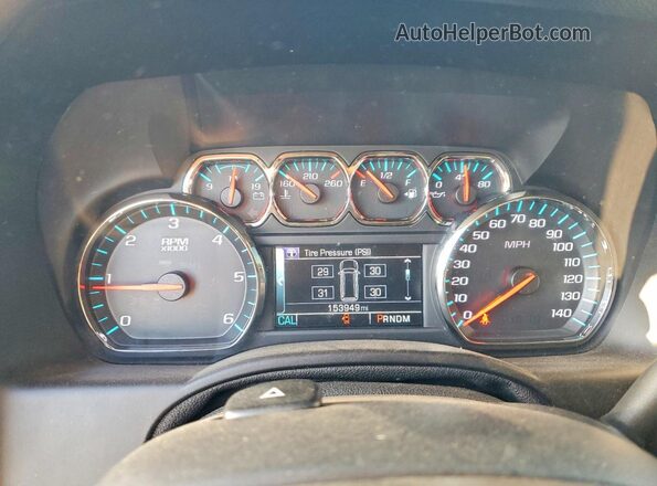 1GNSCBKC1GR253487 2016 CHEVROLET TAHOE White Սարքավորումների վահանակի տեսք