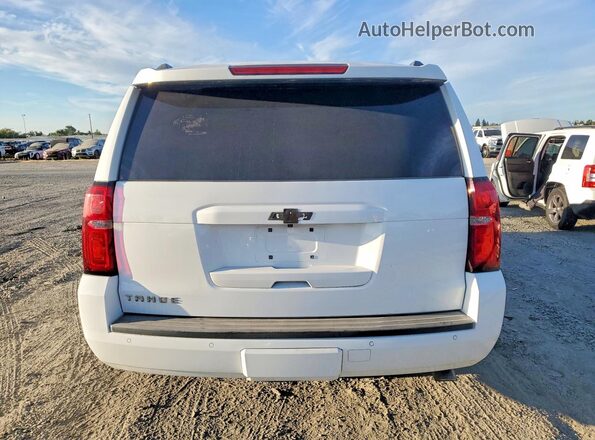 1GNSCBKC1GR253487 2016 CHEVROLET TAHOE White Հետևի տեսք
