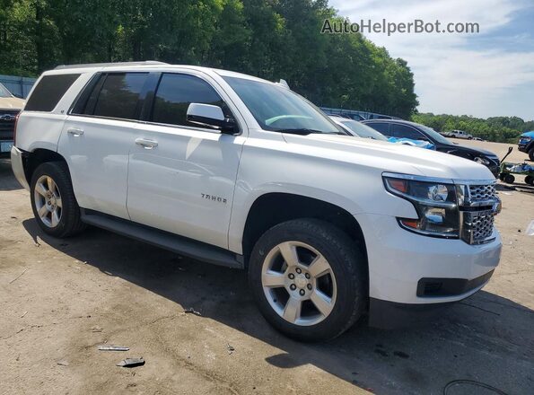 1GNSCBKC1GR339060 2016 CHEVROLET TAHOE Белый Передняя правая четверть
