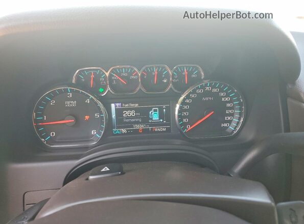 1GNSCBKC1GR339060 2016 CHEVROLET TAHOE Белый Вид щитка приборов
