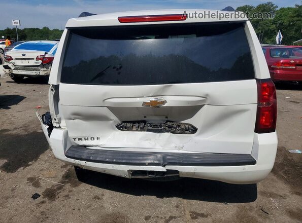 1GNSCBKC1GR339060 2016 CHEVROLET TAHOE Белый Вид сзади