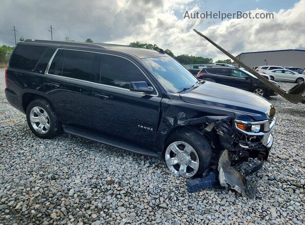 1GNSCBKC1HR197925 2017 CHEVROLET TAHOE Черный Передняя правая четверть