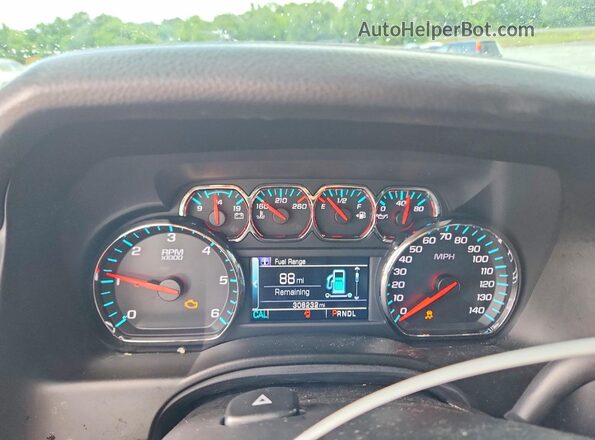 1GNSCBKC1HR197925 2017 CHEVROLET TAHOE Черный Вид щитка приборов