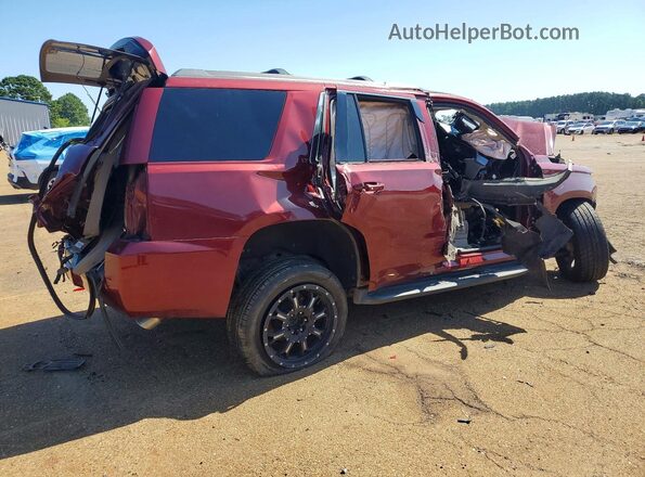 1GNSCBKC1HR401266 2017 CHEVROLET TAHOE Maroon Trasero derecho