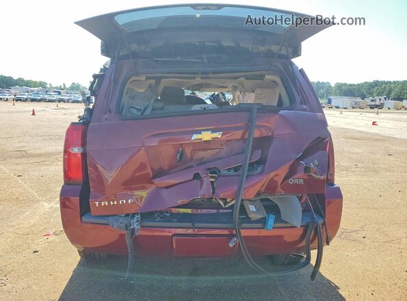 1GNSCBKC1HR401266 2017 CHEVROLET TAHOE Maroon Vista trasera