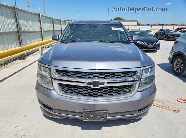 1GNSCBKC1JR389058 2018 CHEVROLET TAHOE Серый Вид спереди