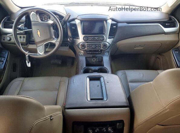 1GNSCBKC1KR178220 2019 CHEVROLET TAHOE Белый Вид панели приборов