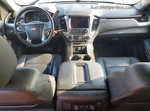 1GNSCBKC1KR399705 2019 CHEVROLET TAHOE Black წინა პანელის ხედი