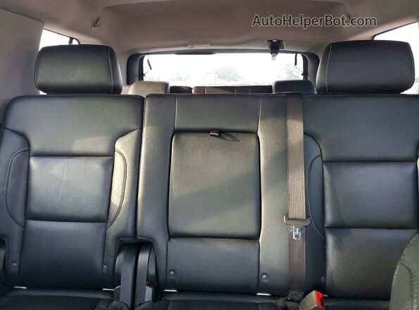 1GNSCBKC1KR399705 2019 CHEVROLET TAHOE Black უკანა სავარძლების ხედი