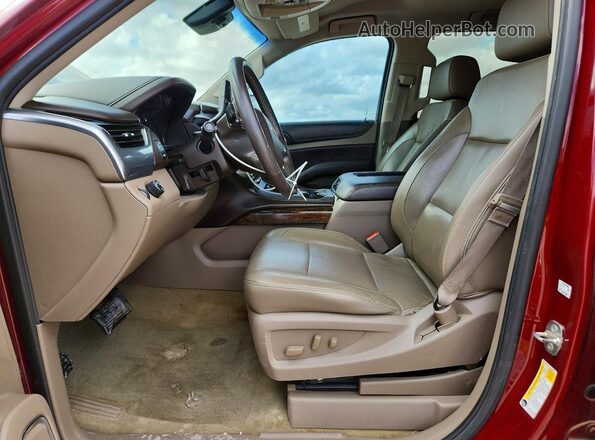 1GNSCBKC2GR426157 2016 CHEVROLET TAHOE Burgundy წინა სალონის ხედი