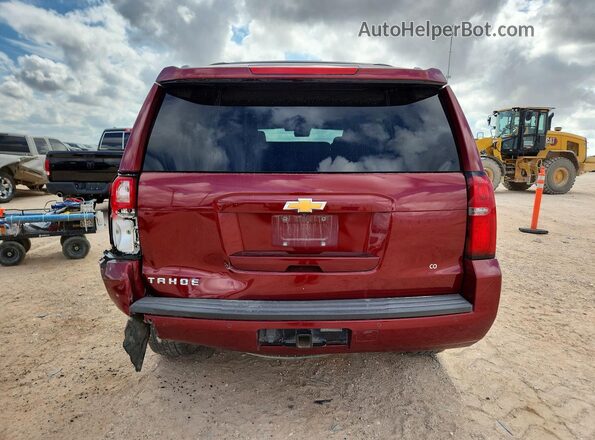 1GNSCBKC2GR426157 2016 CHEVROLET TAHOE Burgundy უკანა ხედი